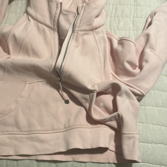 Lululemon 1/2 zip hoodie light pink xs/s cropped - Picture 3 of 3